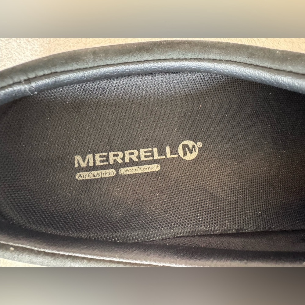 Merrell Encore Blip Shoes Women's Black Suede Slip On Mule Clogs Size 9.5 - Picture 6 of 9